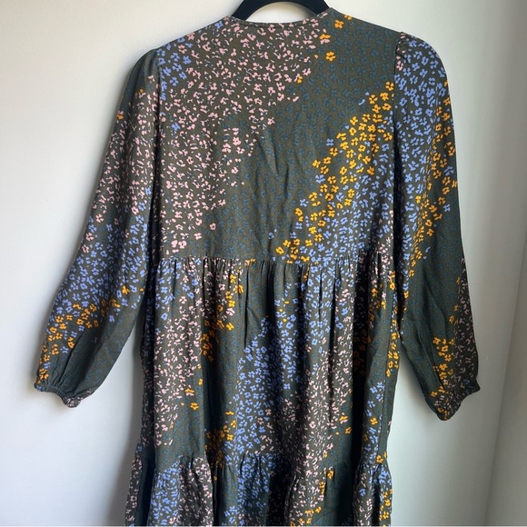 Treasure & Bond Multicolor Floral Dress - Size Large - Picture 7 of 7